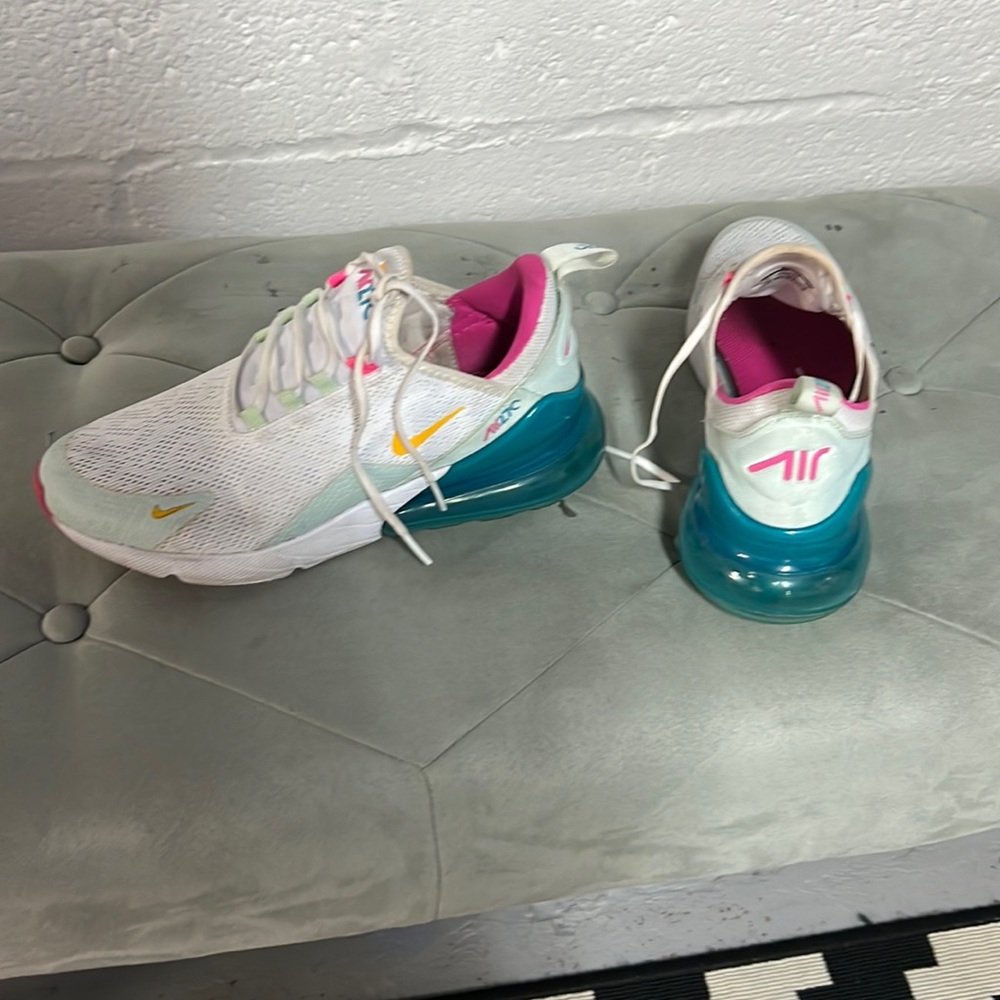 White colorful Nike
